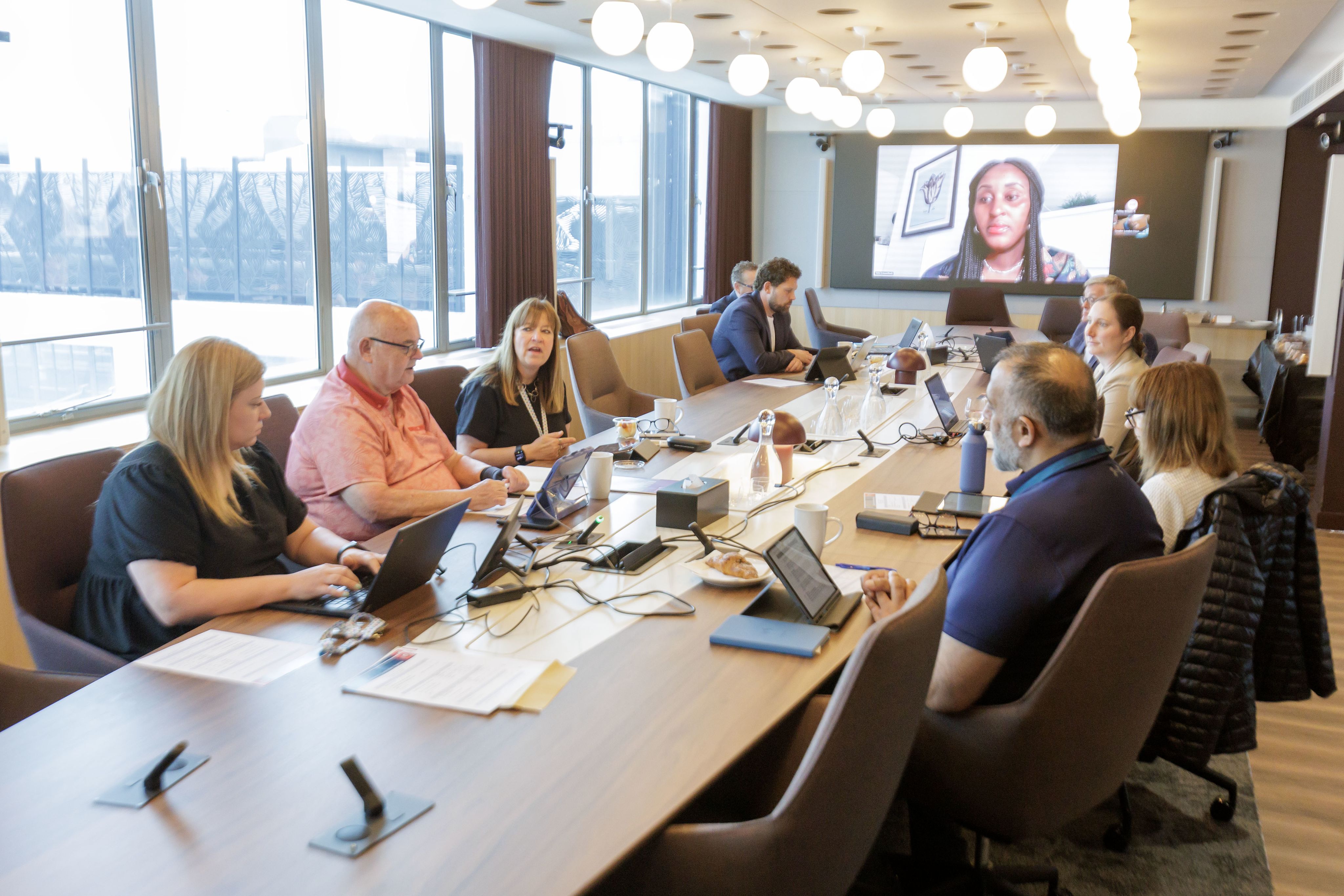 Customer Committee team meeting