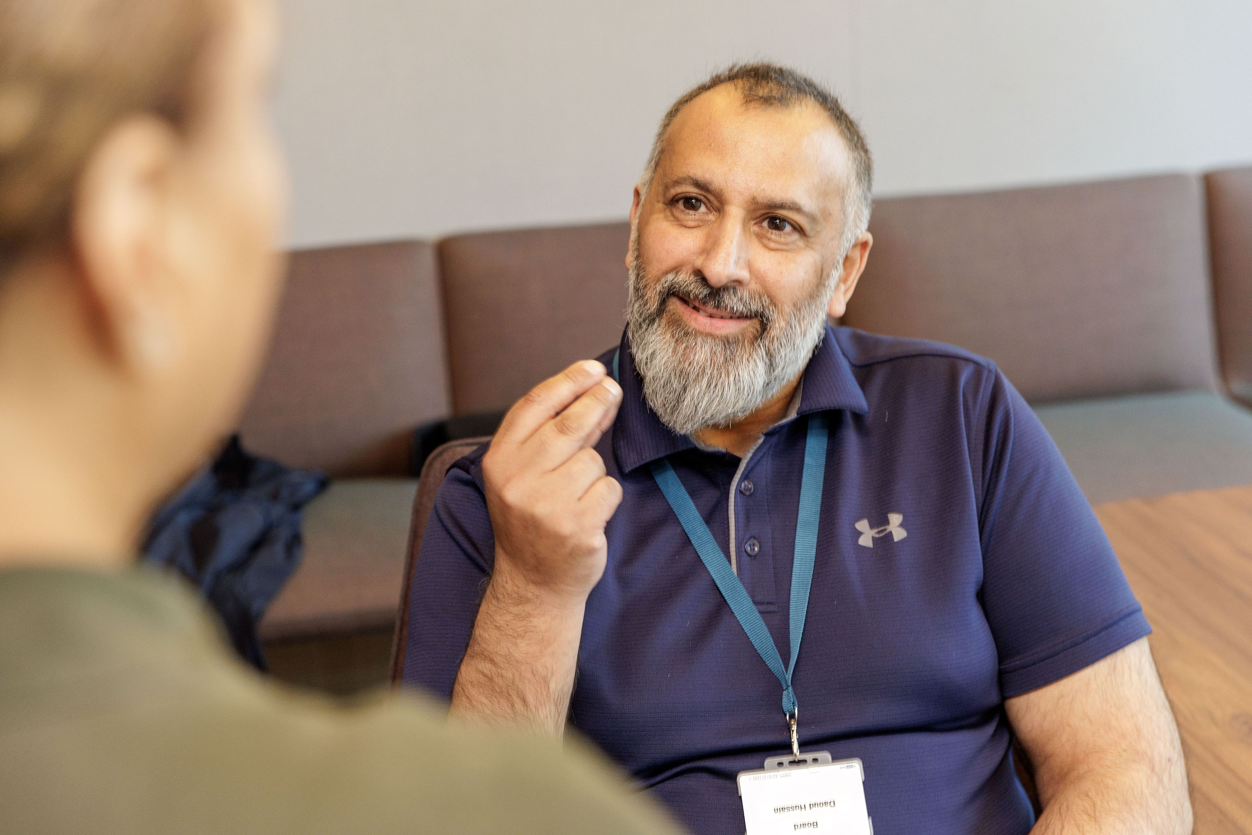 Woman speaking at a Resident Involvement event