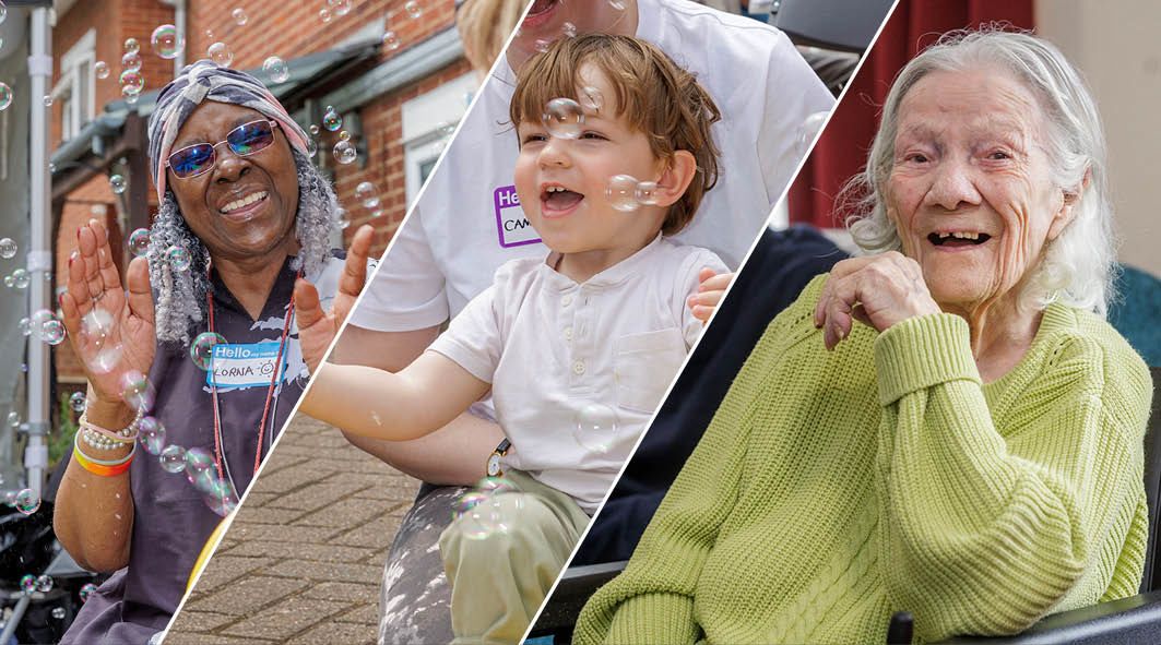 Collage of residents